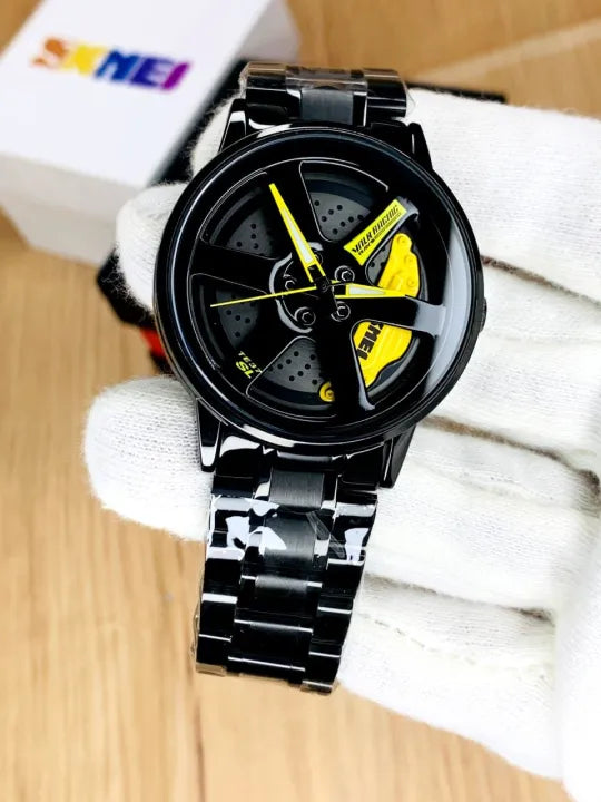 Best Quality Car Spinning Dial Watch For Men and Women