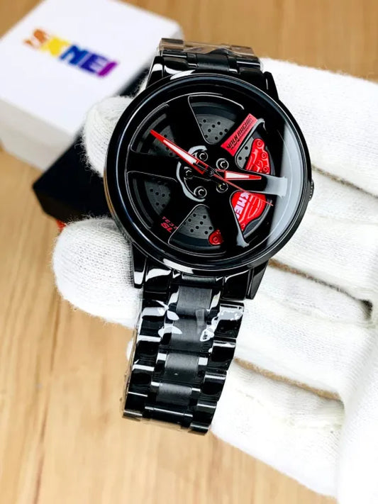 Best Quality Car Spinning Dial Watch For Men and Women